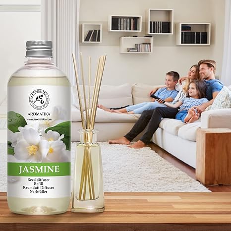 Jasmine Reed Diffuser Refill 4x17 Fl Oz Floral Home Fragrance Air Freshener Room Freshener