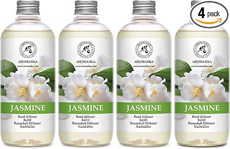 Jasmine Reed Diffuser Refill 4x17 Fl Oz Floral Home Fragrance Air Freshener Room Freshener