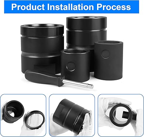 Pin and Bushing Adapter Service Kit 15030, to be Used with The Pin & Bushing Starter Kit for Heavy Duty Semi Trucks & Equipment, Adapter Tool for Removing Pins & Bushings