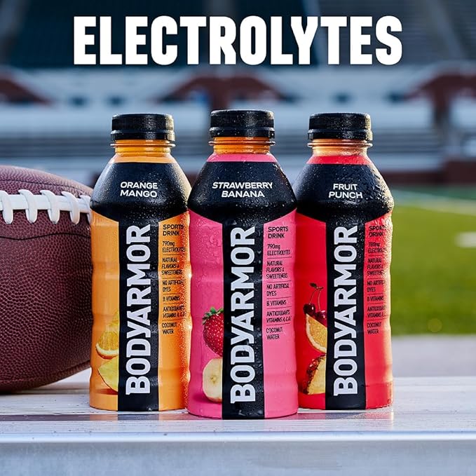 BODYARMOR Sports Drink Sports Beverage, Pineapple Coconut, Coconut Water Hydration, Natural Flavors With Vitamins, Potassium-Packed Electrolytes, Perfect For Athletes, 16 Fl Oz (Pack of 12)
