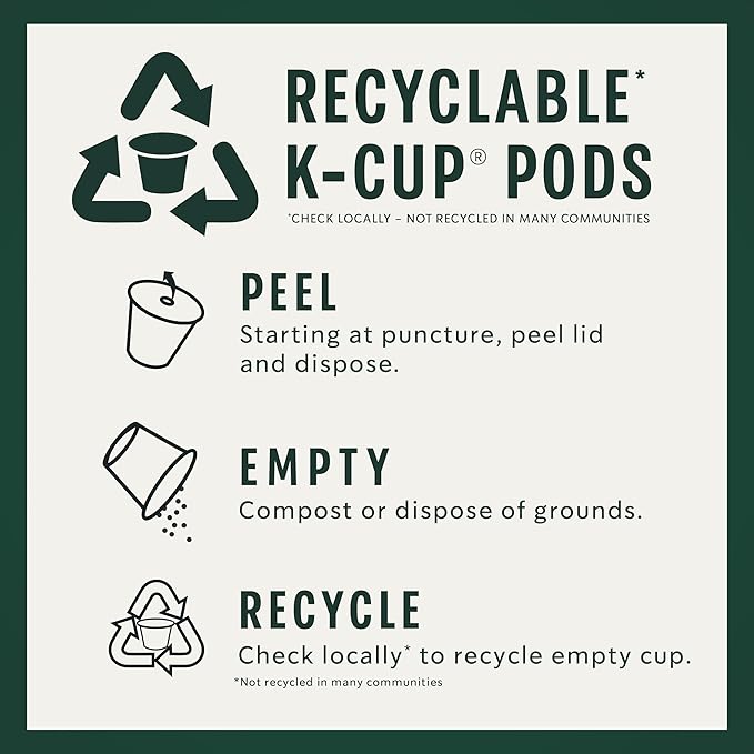 Starbucks K-Cup Coffee Pods, Medium Roast Coffee, Pike Place Roast for Keurig Brewers, 100% Arabica, 4 boxes (96 pods total)