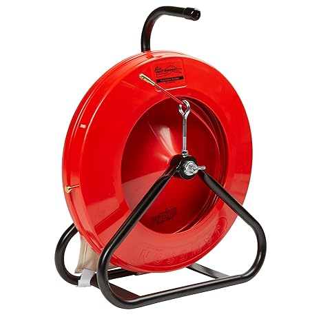 Jameson Tools Mini-Duct Hunter Traceable Rodder, 3/16" x 100' - Precision Underground Duct and Pipe Locator
