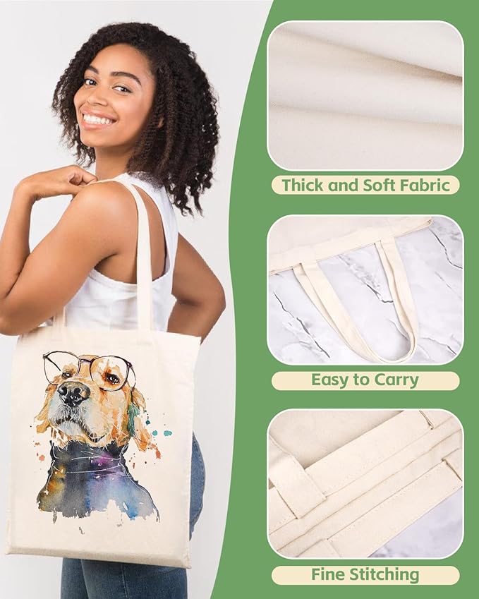 Lzerking Canvas Tote Bag Bulk 120 Pack Reusable Grocery Shopping Cloth Bags, 13x15 Inches Medium Blank Tote Bags for Heat Transfer, Sublimation, Handbag for DIY Gifts, Travel