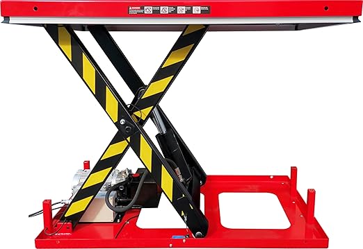 Electric Hydraulic Scissor Lift Table, 2,200 lb. Capacity, 51" x 32-1/4"