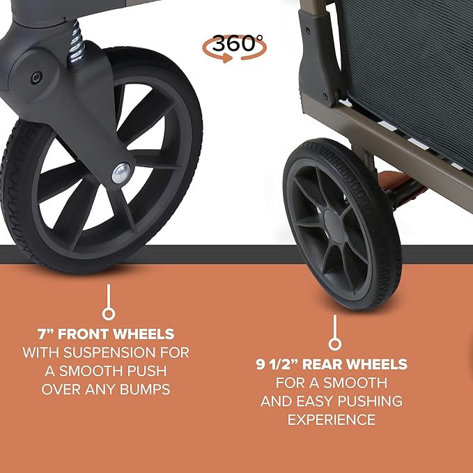 Shop Foldable Shopping Cart - Portable & Lightweight Folding Utility Carts with Easy to Maneuver Wheels, Storage Baskets for Grocery and Heavy Duty, Cup Holders & Zippered Pouch