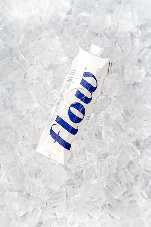 Flow Alkaline Spring Water, 100% Naturally Alkaline,1L (Pack of 6)