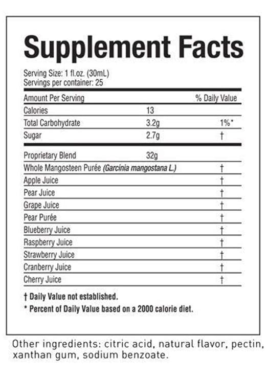 Xango Juice (4 Bottles/1Case) Mangosteen