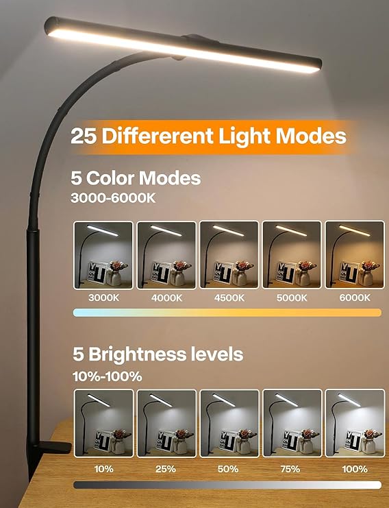 ACNCTOP Desk Lamp Architect Task Lamp
