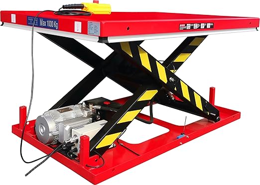 Electric Hydraulic Scissor Lift Table, 2,200 lb. Capacity, 51" x 32-1/4"