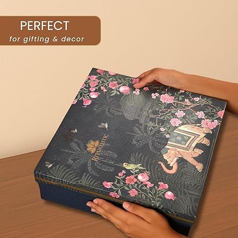 RITUALISTIC Madhubani Wall Plates for home decoration | Wall decor items for living room | Metal Wall décor | Gift items for unisex |wall art | wall showpiece| Home Décor Gift Items | Set of 5 plates