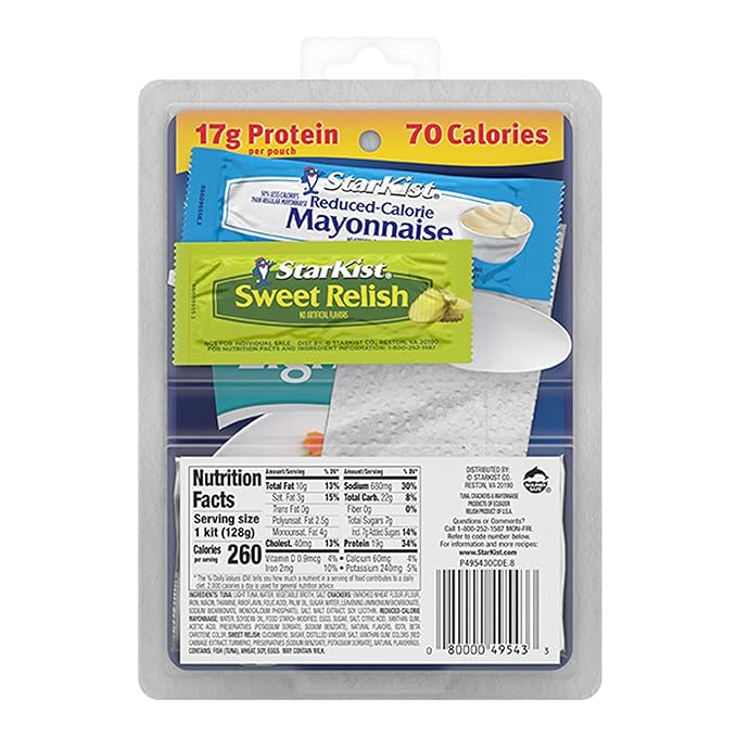 StarKist Lunch To-Go Chunk Light Pouch - Mix Your Own Tuna Salad - (Packaging 4.1 Ounce (Pack of 12)