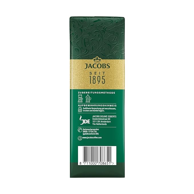 Jacob's Kronung Ground German Coffee 17.6 oz, 12 count