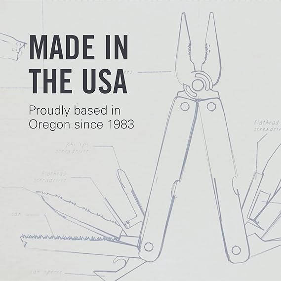 LEATHERMAN, Raptor Rescue, 6-in-1 Heavy-Duty Emergency/Trauma Shears, Made in the USA, Utility Holster Included