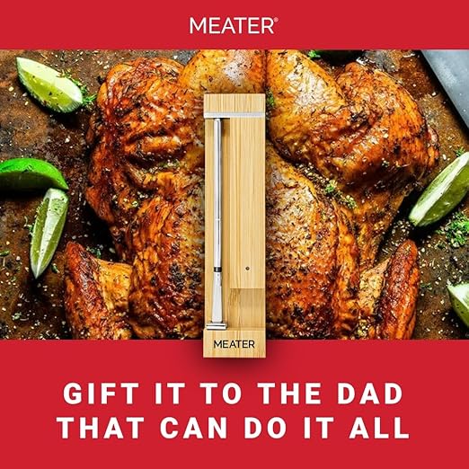 MEATER Pro/2 Plus: Smart Bluetooth Wireless Meat Thermometer Digital | 1000°F Heat Resistance | Long Range | Certified Accuracy | BBQ, Oven, Grill, Smoker, Air Fryer, Deep Fryer
