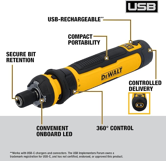 DEWALT Cordless Screwdriver with FLEXDRIVE Control and Screwdriving Bits (DWHT66719)