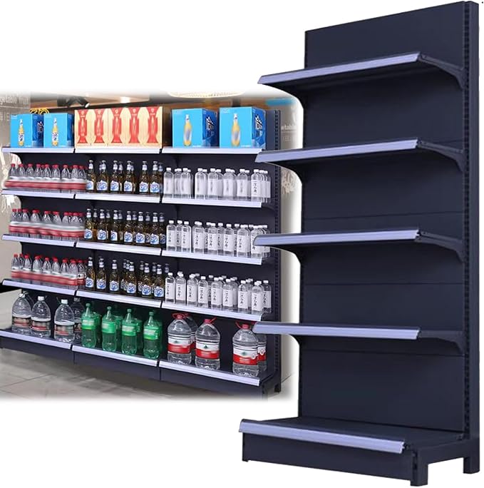 Retail Display Market Shelf Large Supermarket Snack Shelf Unit Rack, Heavy Duty Storage Toys Crisps Medicine Grocery Display Stand, for Convenience Retail Store Commercial Drugstores ( Color : Lxwxh ,