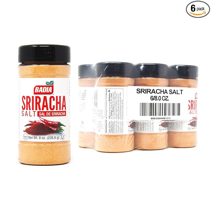 Badia Sriracha Salt, 8 oz (Pack of 6)