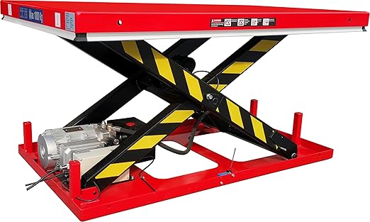 Electric Hydraulic Scissor Lift Table, 2,200 lb. Capacity, 51" x 32-1/4"