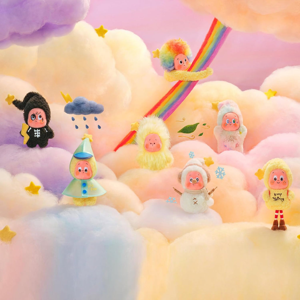 POP MART Twinkle Twinkle Sweet Dreams Forecast Series-Plush Pendant Blind Box, Collectible Toys Home Decorations, Holiday Birthday Gifts for Girls and Boys, Whole Set