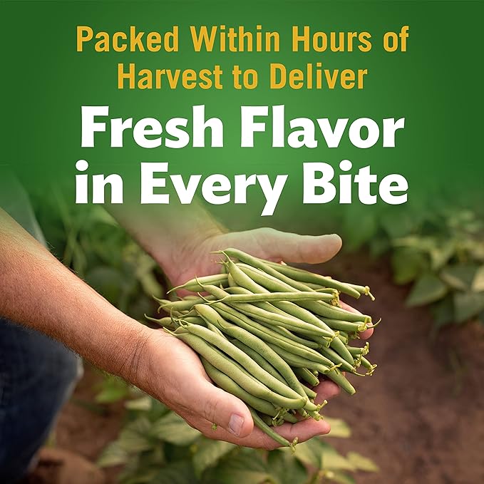 DEL MONTE BLUE LAKE Cut Green Beans, Canned Vegetables, 12 Pack, 8 oz Can