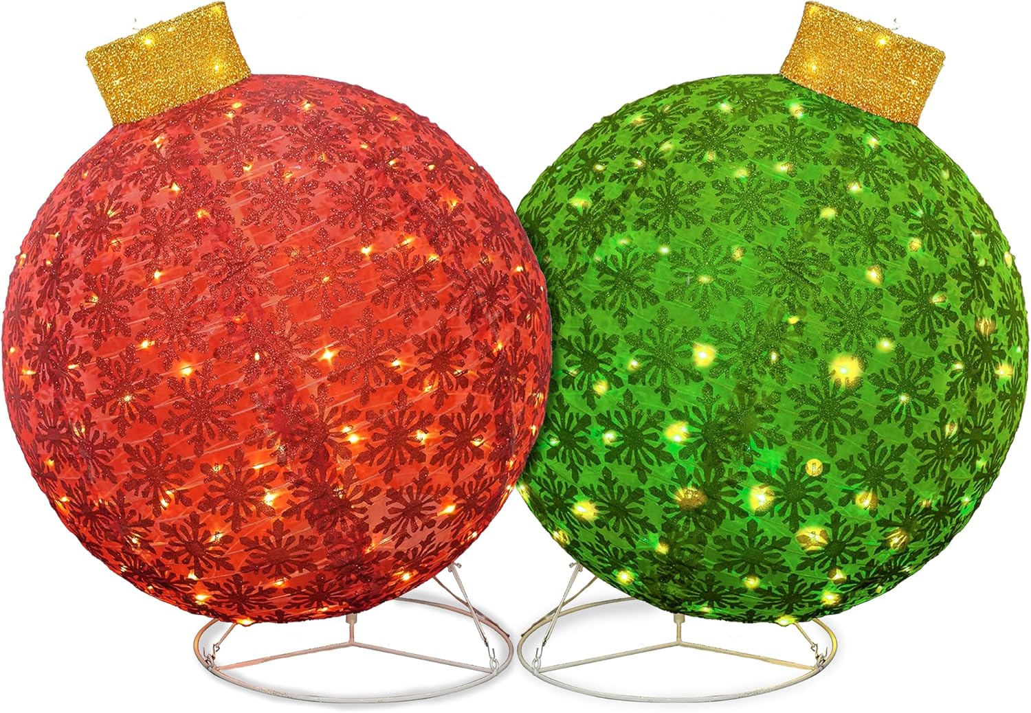 Lamerge Christmas Lanterns Decorations for Home, Indoor Outdoor Holiday Lanter, Warm Lit Farmhouse Lantern for Porch, Yard, Mantle, Party,30.5inch（Red+Green）