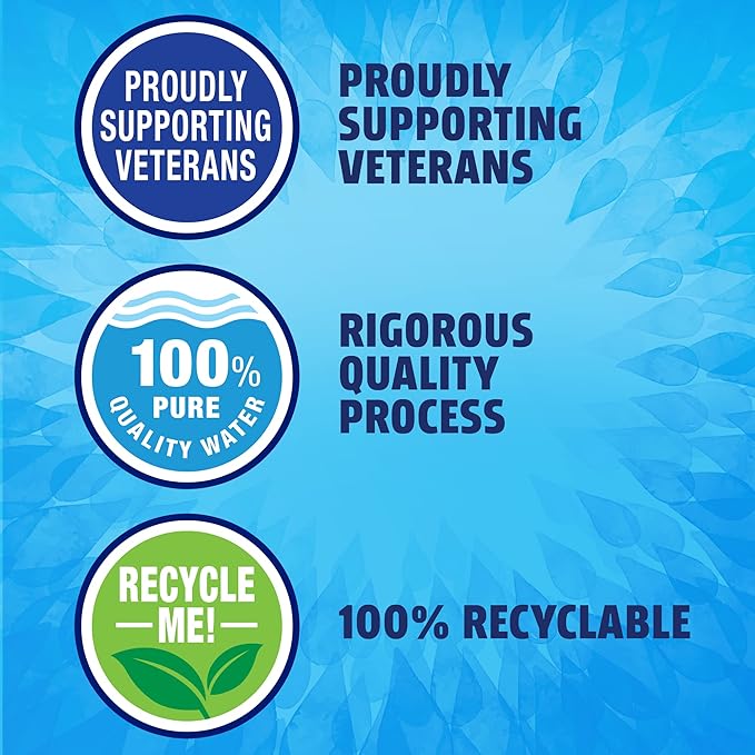 Pure Life, Purified Water, Plastic Bottled Water, Pallet of 78 Cases, Clear, 16.9 Fl Oz (Pack of 78)