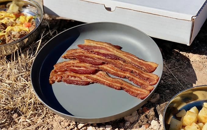Fully Cooked Bacon, Ready to Eat, 80 Slices Per Pack / Case, 10 Year Shelf Life, Superior Canned, Real Thick Cut, 2+ Pounds, No Refrigeration Needed, Grocery, Long Term Storage, Camp, Hunt, Lunch