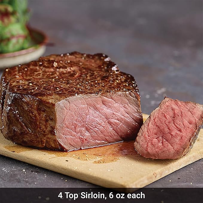 Premium Top Sirloin & Boneless Chicken Meal Package with Twice Baked Potatoes & Decadent Chocolate Truffle Lava Cakes - Perfect Dining Moments and Cooking Instructions from Kansas City Steak