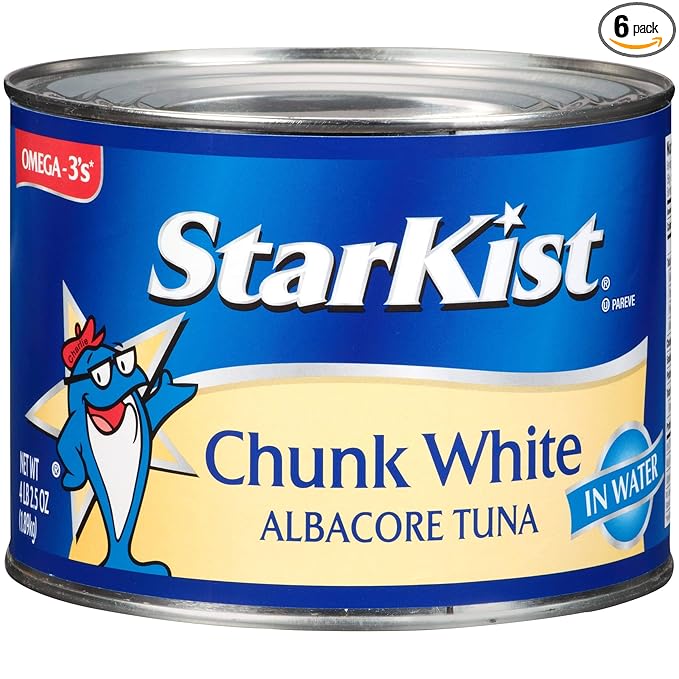 StarKist Chunk White Albacore Tuna in Water - 66.5 oz Can (Pack of 6)