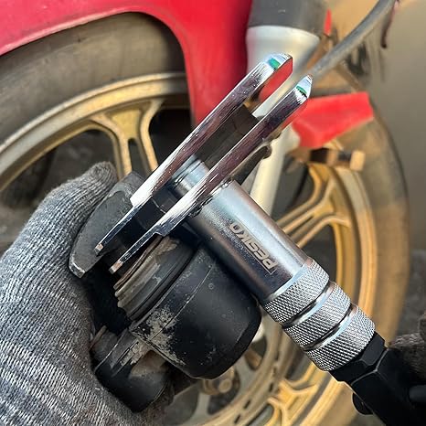 Heavy Duty Motorcycle Brake Caliper Spreader Tool - Compression Tool for Most Vehicle Brake Discs