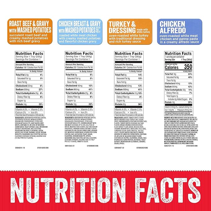 HORMEL COMPLEATS Protein Variety Pack Microwave Trays (Pack of 5)