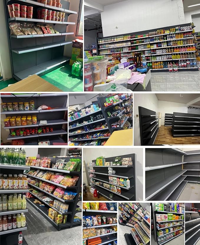 Retail Display Market Shelf Large Supermarket Snack Shelf Unit Rack, Heavy Duty Storage Toys Crisps Medicine Grocery Display Stand, for Convenience Retail Store Commercial Drugstores ( Color : Lxwxh ,
