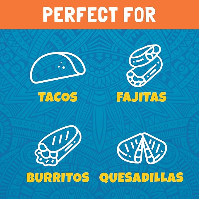 Ortega Tortillas, Flour, 6 Inch, 12 Count (Pack of 12)