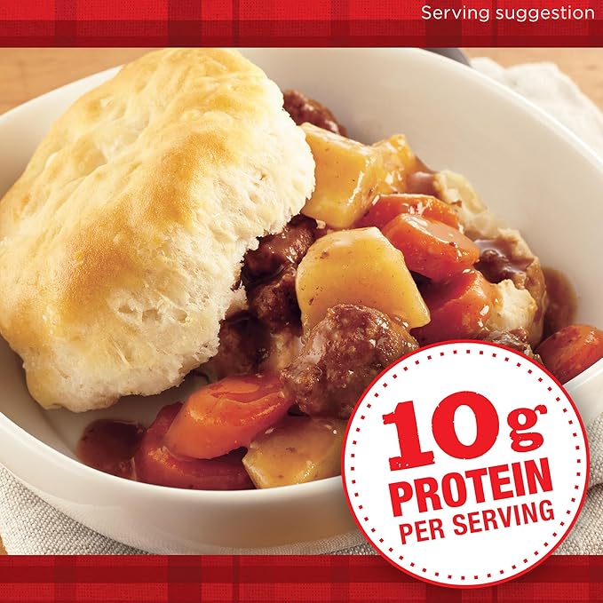 DINTY MOORE Beef Stew, 15 oz (12 Pack), Fully Cooked & Ready-To-Eat with Fresh Potatoes & Carrots, Gluten-Free, 10g Protein, No Preservatives, Perfect for Noodles, Biscuits & Hot Pies