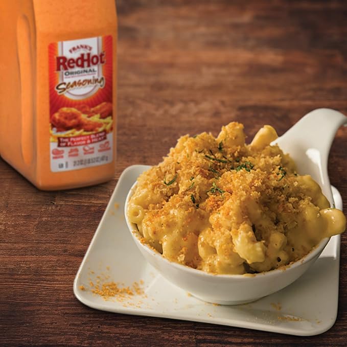 Frank's RedHot Original Seasoning, 21.2 oz (Pack of 6) - Six 21.2 Ounce Containers of Hot Sauce Seasoning Blend of Savory Garlic and Spicy Cayenne Pepper, Perfect for Dry-Rubs