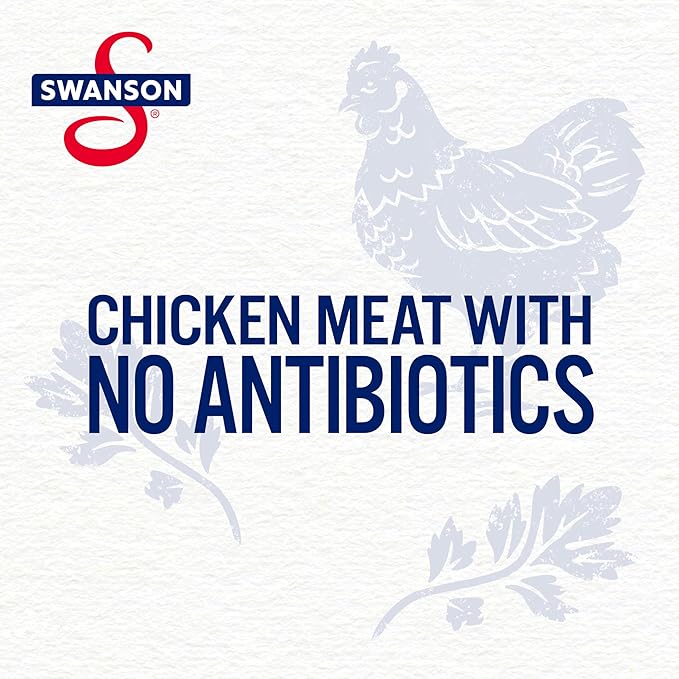 Swanson White Premium Chunk Chicken Breast with Rib Meat in Water, 12.5 oz. (Pack of 2)