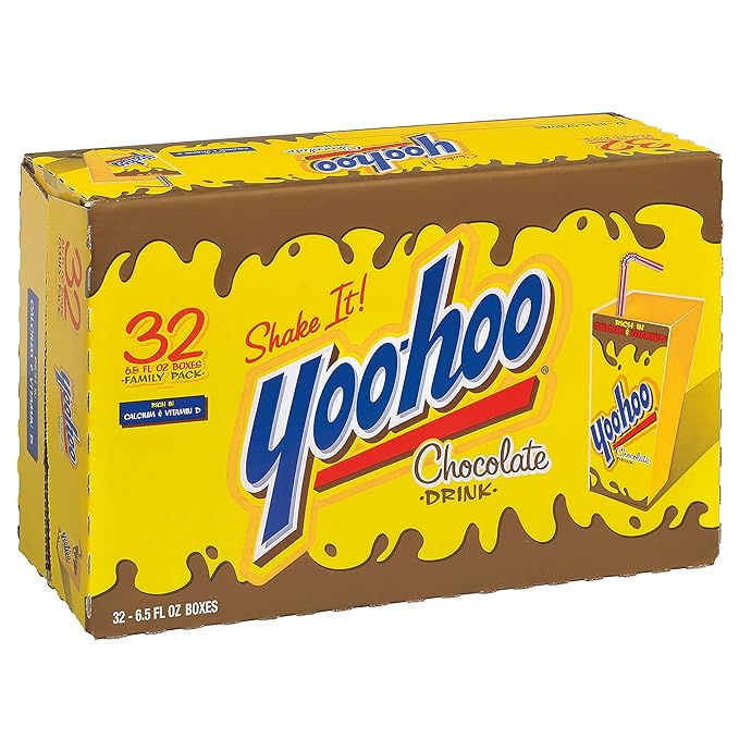 Yoo-hoo Chocolate Drink, 6.5 fl oz boxes, 32 pack