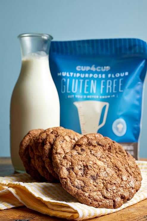Cup4Cup Multipurpose Flour, 2 Pounds, Certified Gluten Free Flour, 1:1 All Purpose Flour Substitution, Non-GMO, Kosher, Made in the USA, 8-Pack