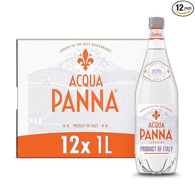 Acqua Panna Natural Spring Water, 33.8 Fl Oz (Pack of 12)