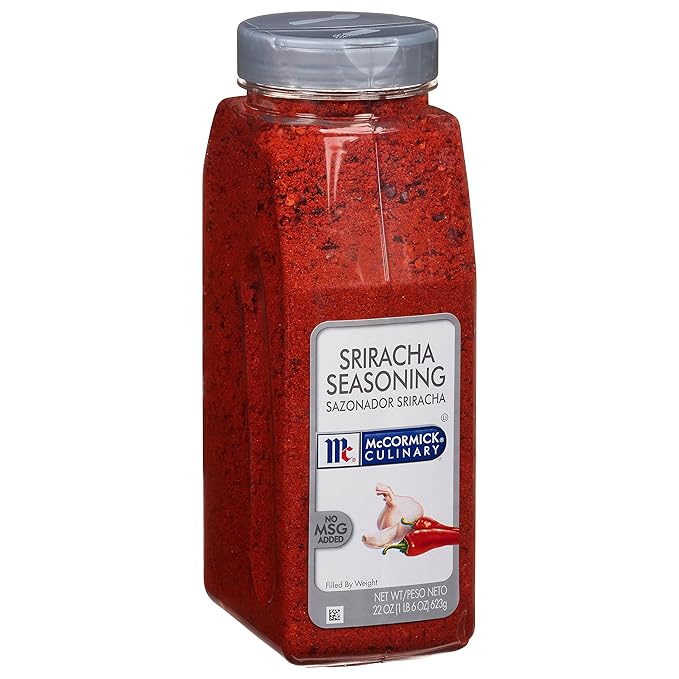 McCormick Culinary Sriracha Seasoning, 22 oz (Pack of 6) - Six 22 Ounce Containers of Sriracha Seasonings for Cooking, Perfect in Sauces, Spreads, Wraps or Breakfast Bowls