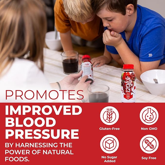 120/Life Blood Pressure Support, Beet Root Juice, Pomegranate Extract, Cranberry Juice, Tart Cherry, Hibiscus, and Magnesium (8 Fl Oz, Pack of 14) - Gluten-Free & Vegan