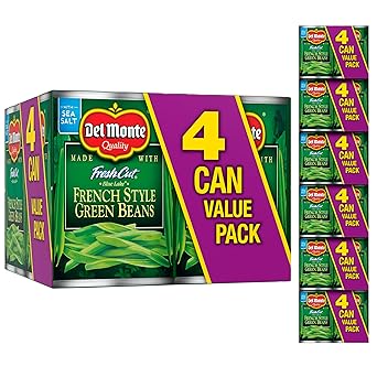 Del Monte FRESH CUT BLUE LAKE French Style Green Beans Canned Vegetables, 14.5 Ounce (Pack of 24), (2400016289)