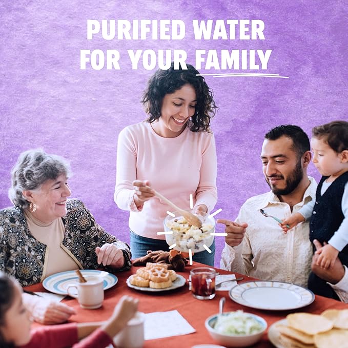 Pure Life Purified Water, 16.9 oz. Bottles, 4 Cases (24 Bottles)…