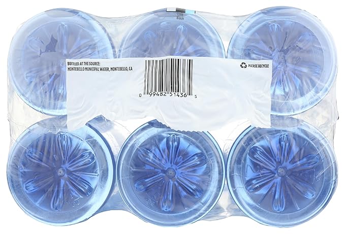 365 by Whole Foods Market, Alkaline & Electrolyte Water Bottles, 25.3 Fl Oz (Pack of 6)