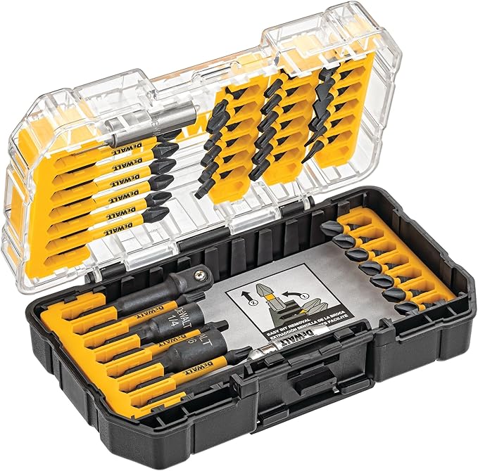 DEWALT Screwdriver Bit Set, Impact Ready, FlexTorq, 40-Piece (DWA2T40IR)