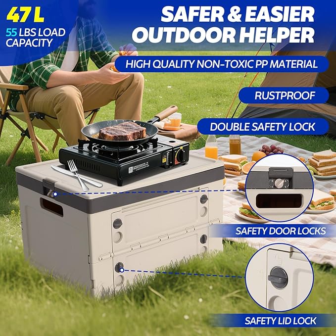 Rolling Crate Cart with Wheels,2 in 1 Utility Cart with Lockable Lids,132 lbs Foldable Shooping Cart with Aluminum Handle, Silent Wheel,Removable Crate for Teacher,Shopping,Grocery, Office, Camp.