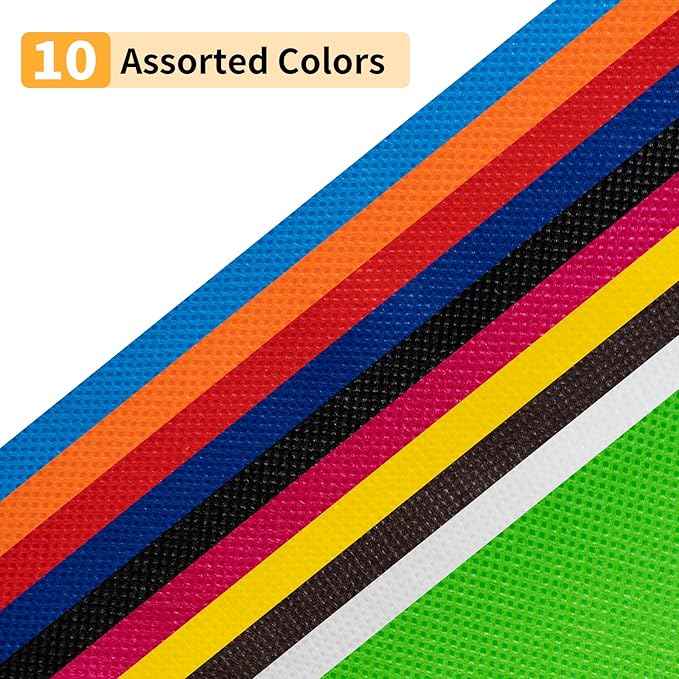 RACETOP 100 Pcs Custom Tote Bags Bulk Personalized Reusable Grocery Bags, Shopping Bags, Custom Non-woven Bags, Customized Promotional Item Totes for Business Activities, Parties, Store