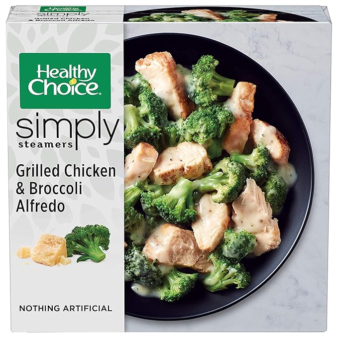 Healthy Choice Combo Pack - Beef Teriyaki - Grilled Chicken & Broccoli Alfredo - Grilled Chicken Marinara - Grilled Chicken Pesto - Sweet and Sour Chicken - 4 Boxes of Each, 20 Total