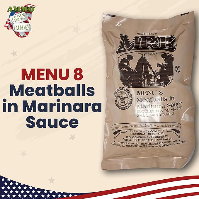 MRE (Meals-Ready-To-Eat) Case – Inspection 2/2023 or Better – Ammo Can Man Military MRE Cases (A, B or AB Combo) (A and B Combo)