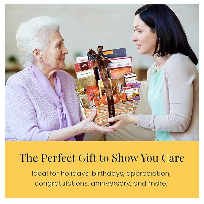 Broadway Basketeers Condolences Gourmet Gift Basket, Kosher Sympathy Food Gift Baskets for Delivery, Perfect Care Package Box or Assorted Snack Gifts for Bereavement, Loss, Funeral, or Shiva